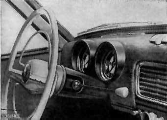 Lenkrad und Armaturen